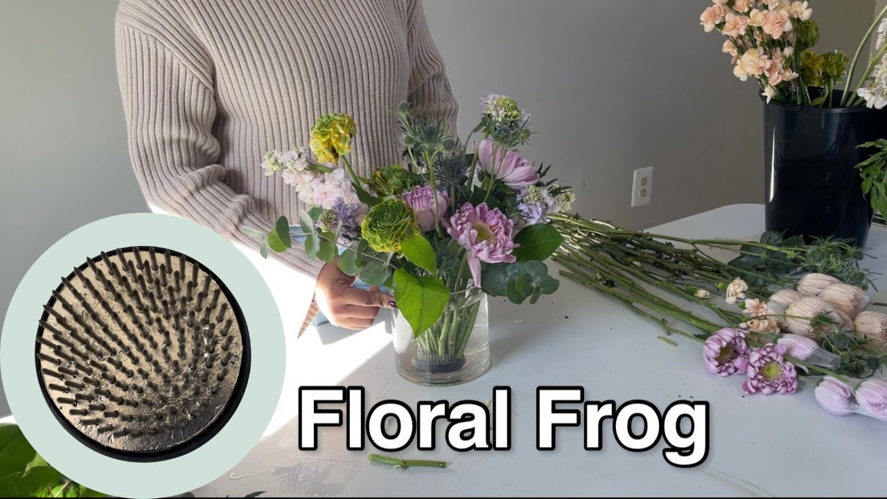 Floral Frog Eco Friendly/Sustainable Floral Arrangement